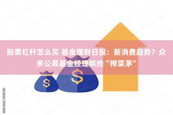 股票杠杆怎么买 基金理财日报：新消费趋势？众多公募基金经理哄抢“榨菜茅”